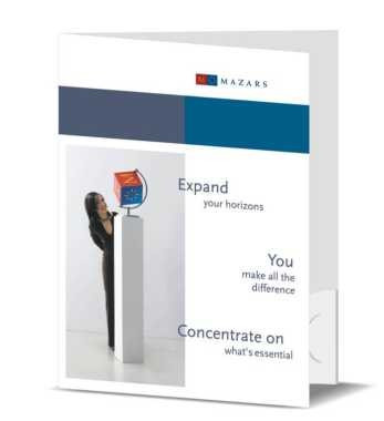 Mape de prezentare cu buzunar